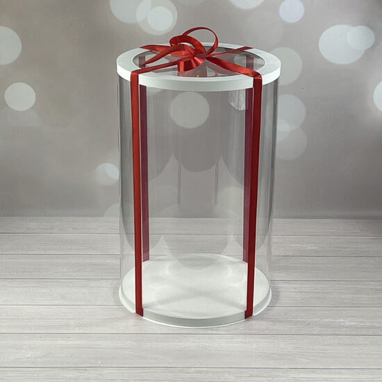 Skaidri dėžutė 30x50 Balta Tubus